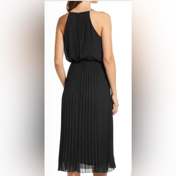 Sam Edelman Black Pleated Skirt Maxi Dress 4 - Picture 11 of 12